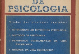 Noções Elementares de Psicologia de Guilherme de Castilho