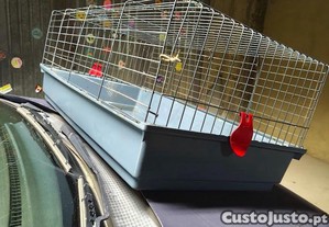 Gaiola com 1 metro de comprimento para coelhos,ou outros roedores