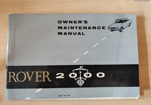 Rover P6 - Manual de Proprietário