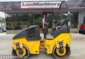 Bomag BW 120 AD-5 Cilindro Compactador Tandem Rolo 1.20m de largura Ano 2014 Horas 1200