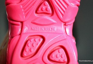 Sapatilhas de criança azuis e cor de rosa Made in Brasil TRICAE tamanho 20