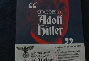 Livro - Citações de Adolf Hitler de Adolf Hitler - NOVO