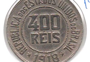 Brasil - 400 Reis 1918 - mbc