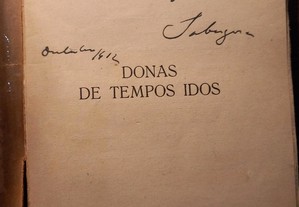 Conde de Sabugosa, Donas de tempos idos, 1.ª edição