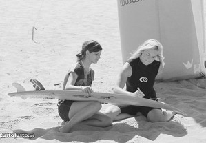 Prancha surf polen 510 autografada Bethany hamilton
