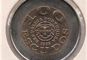 100 Escudos 1999 Unicef -soberba -com erro rara