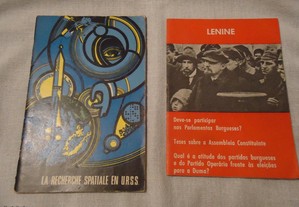 Dois livros Leninee La Recherche Spatiale en URSS