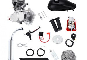Kit Motor Completo 100cc Bicicleta - Cinza