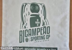 Fronha 40x40 "Sporting Bicampeão" - com pequeno defeito na impressão