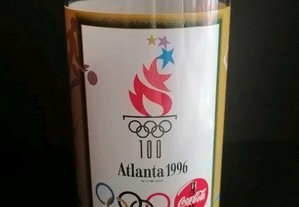 Copo vidro edição Mac Donalds e menção à Coca Cola com referência jogos Olímpicos 1996 em Atlanta