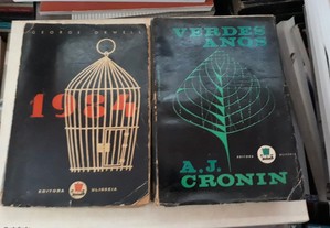 Obras de George Orwell e A.J. Cronin