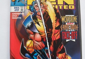 X-Men Unlimited 17 Marvel Comics 1997 BD banda desenhada Wolverine Sabretooth