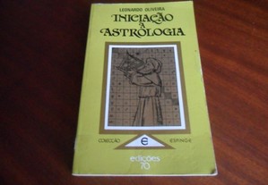 "Iniciação à Astrologia" de Leonardo Oliveira - Edição de 1989