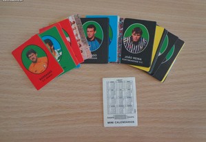 Mini-calendários de futebol 1987