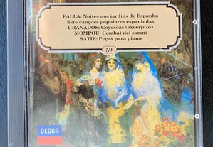 11. CDs música clássica: Falla, Respighi, Ravel, Franck, Lalo, Saint-Saens, Borodine, Rimsky
