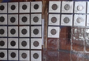 29 Moedas alpaca de $50 colecção completa com a moeda de 1935