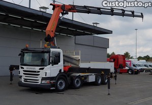 Scania P240 Caixa Aberta c/Grua