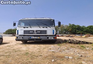 Camio MAN  com grua