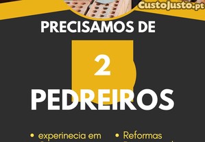 pedreiro - obra Marinhais Ribatejo