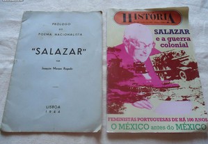Dois livros do Salazar Prólogo do Poema Nacionalista Salazar 1944