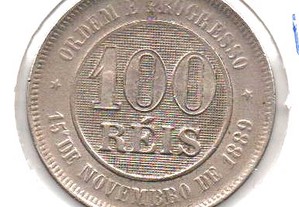 Brasil (Império) - 100 Reis 1898 - soberba