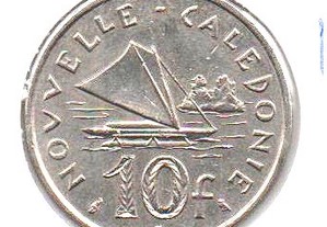 Nova Caledónia - 10 Francs 1972 - soberba
