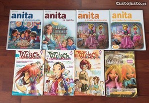 Livros Anita, Witch e Wink como novos