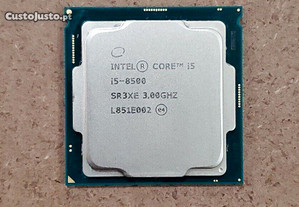 I5-8500 Processador CPU lga1151 8 Ger.