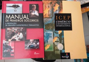 Obras de "Manual de primeiros socorros" e "ICEP"