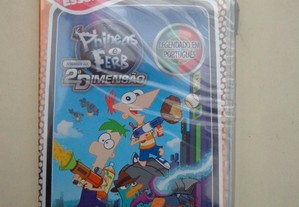Jogo PSP - Phineas e Ferb - 2ª Dimensão - Selado
