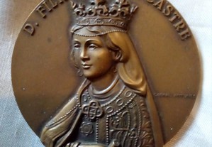 Medalha bronze D. Filipa de Lencastre