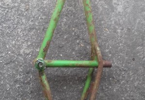 Quadro de BMX antigo old school roda 20