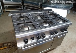 fogo industrial a gs 6 queimadores e forno