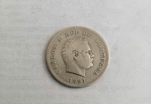 4 moedas de prata de 200 réis