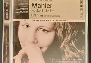 15. MAHLER: Lieder, Ruckert, Das Liede von der Erde: CDs música clássica