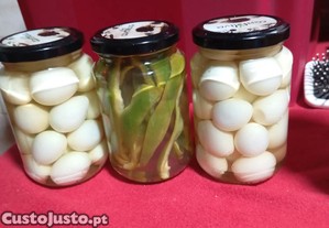 Frascos de ovos