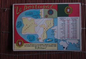 Postal Le Portugal Colonial propaganda Suiss printed 1960