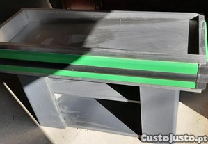 Balco de atendimento em inox como novo