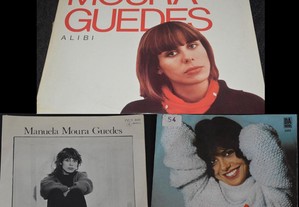 Manuela Moura Guedes 1 LP + 2 Singles (Vinil)