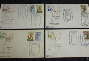 Envelopes de Colecção Visita do Presidente Banda a Moçambique 1971 