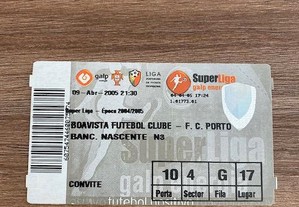 Bilhete de Futebol "Boavista FC x FC Porto" - Superliga 04/05