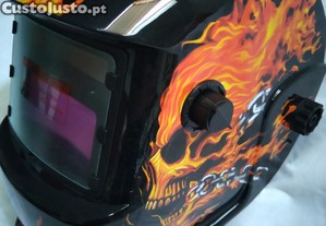 Capacete mascara de proteção para soldar