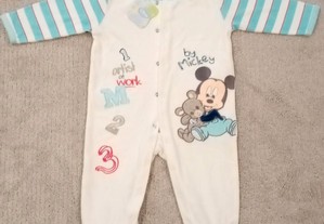 Body / Babygrow Oficial Disney para criança/bebé até 18 meses - NOVO!