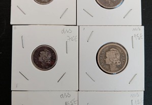 Moeda de Angola,10 cent.22 e 20 cent,de 21