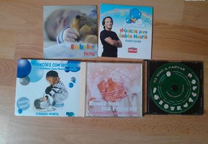 5 CD's de música infantil