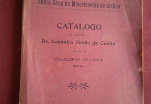Catálogo da Livraria do Dr. Casimiro Simão da Cunha 1916