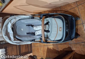 conjunto de carro ovo e o base isofix