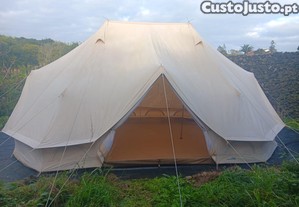 CanvasCamp Twin 600 (Sibley 600 Twin) Tenda Glamping Algodão 6x4m