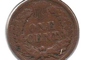 EUA - 1 Cent 1890 - mbc/mbc+ Cabeça de índio