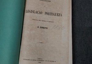 Colecção De Legislação Portuguesa De 1880/1881